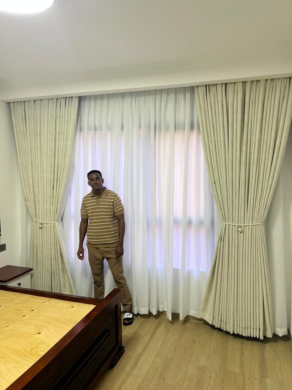Adan Curtains rod installation